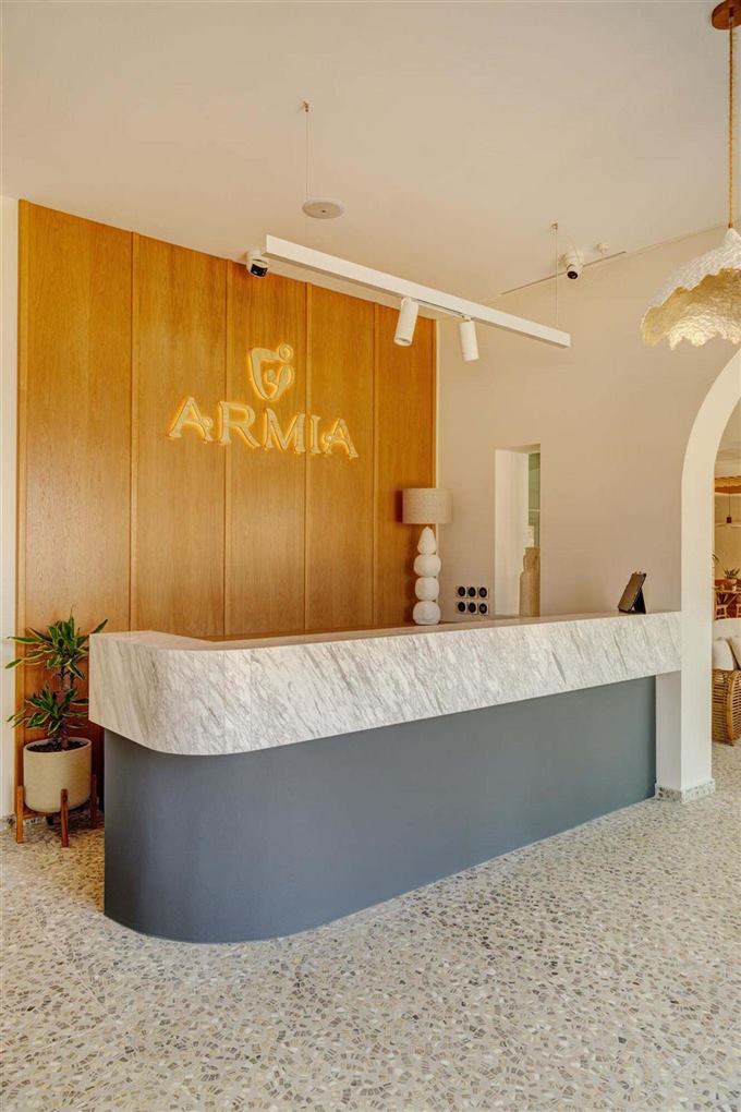 Εσωτερικός χώρος στο Armia Experience Hotel, Βάρη, Σύρος