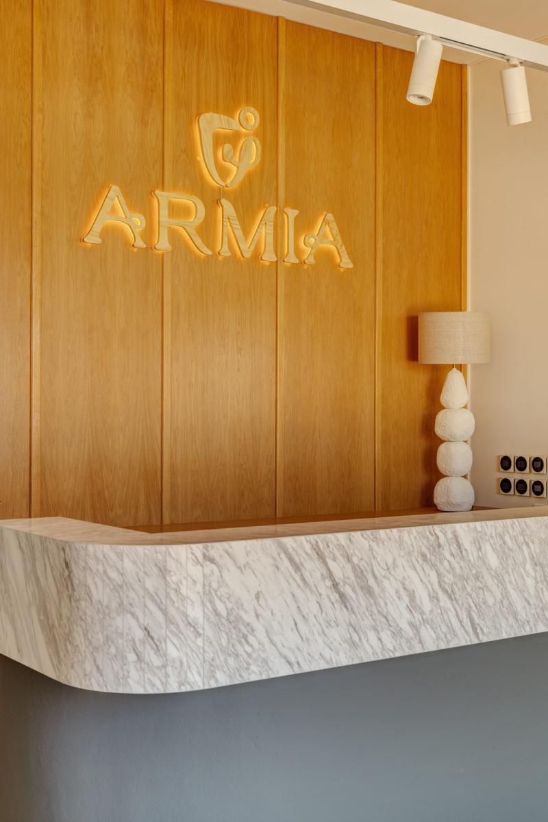 Lounge corner at Armia Experience Hotel, Vári, Sýros