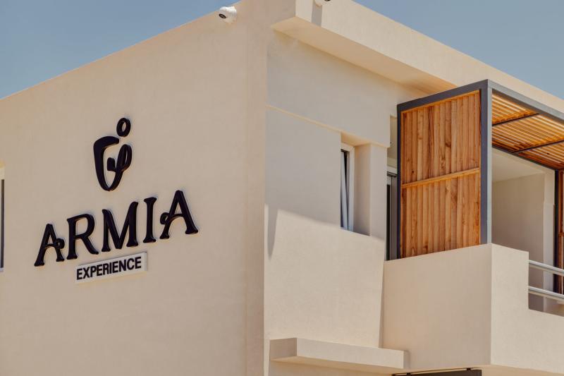 Beach at Armia Experience Hotel, Vári, Sýros
