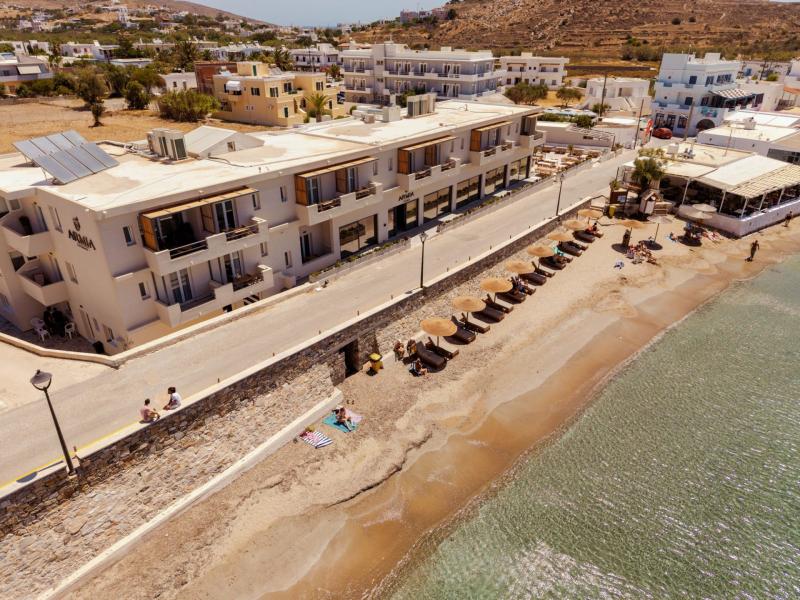 Hotel and beach view, Armia Experience Hotel, Vári, Sýros
