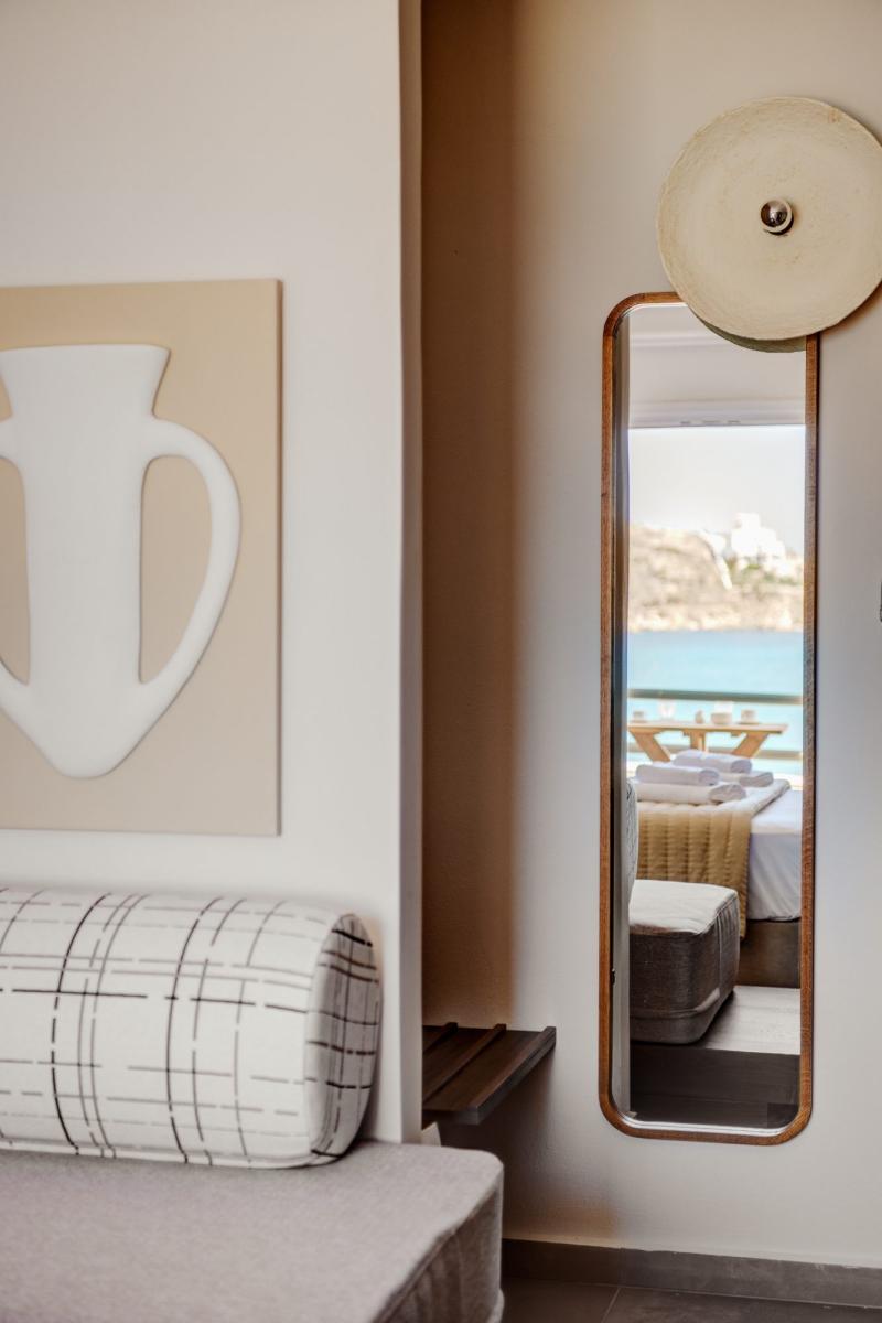 Room detail at Armia Experience Hotel, Vári, Sýros