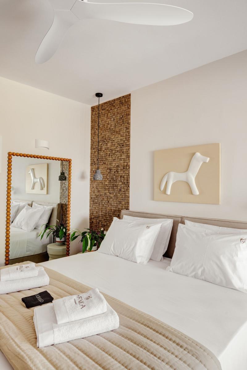Suite detail at Armia Experience Hotel, Vári, Sýros