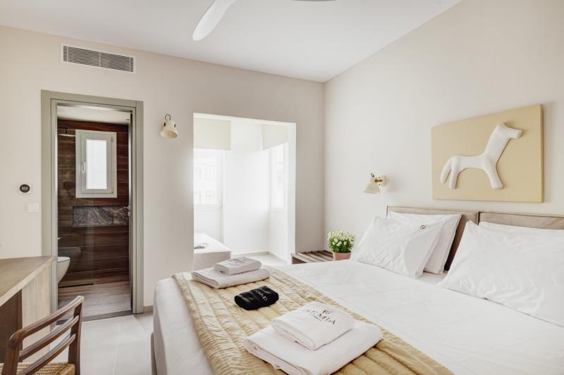 Guest room at Armia Experience Hotel, Sýros, Cyclades
