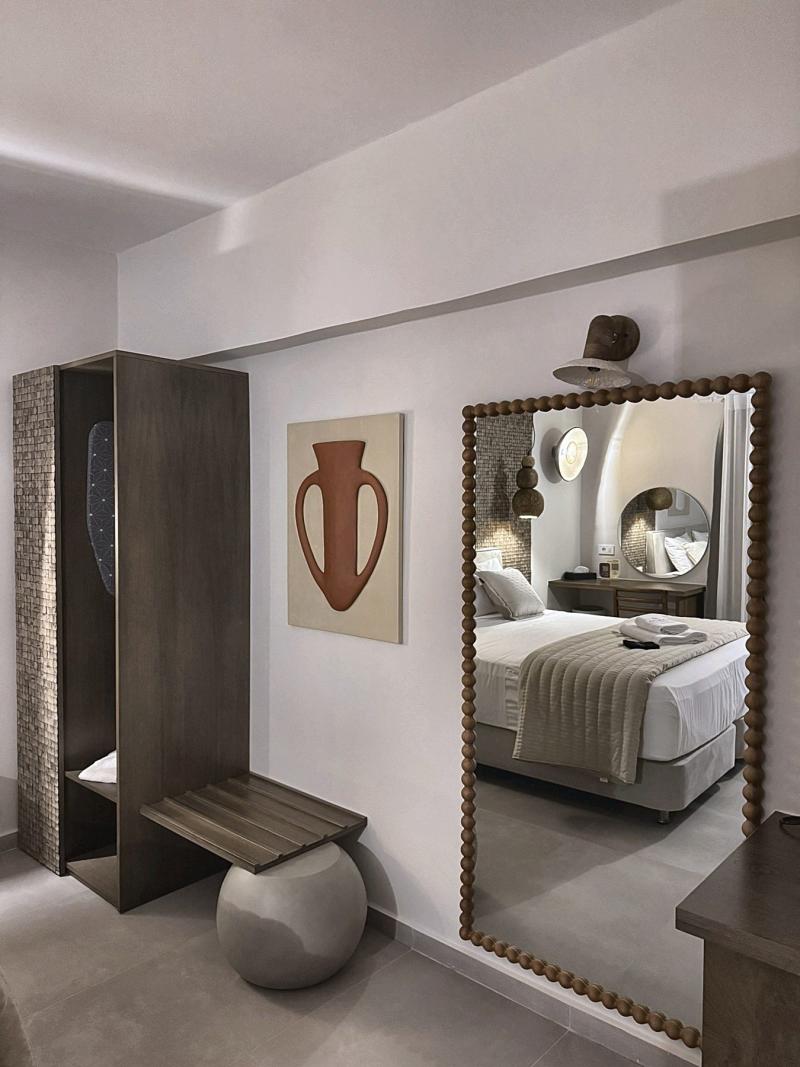 Room detail at Armia Experience Hotel, Sýros, Cyclades