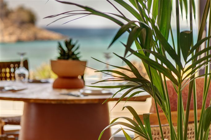 Neria sea-view restaurant and lounge, Armia Experience Hotel, Vári, Sýros